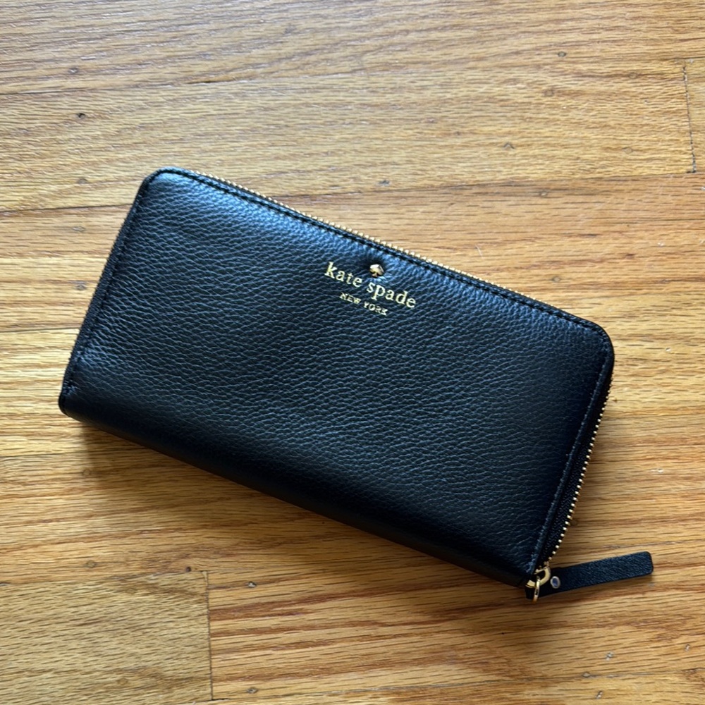 Kate Spade Black Leather Wallet